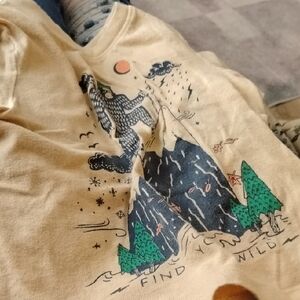 Kids Adventure Graphic Tee - Cream